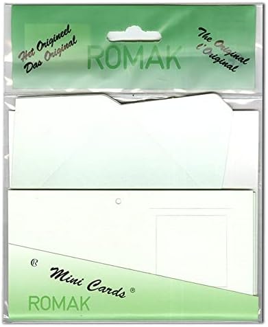 Mini cartões/tags de presente e envelopes - verde pastel