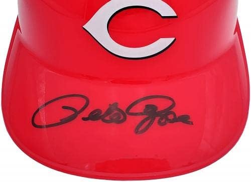 Pete Rose autografou Cincinnati Reds Batting capacete PR Holo Stock 196983 - Capacetes MLB autografados