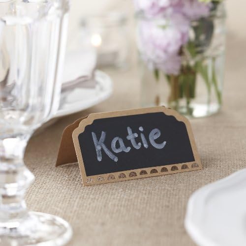 Ginger Ray Wedding Place Cardboard Kraft, caso vintage