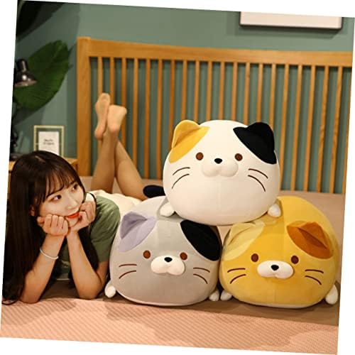 Toyvian travesseiro de pelúcia brinquedos de bebê almofadas macias para niños gato de gato gatinho gatinho de pelúcia de