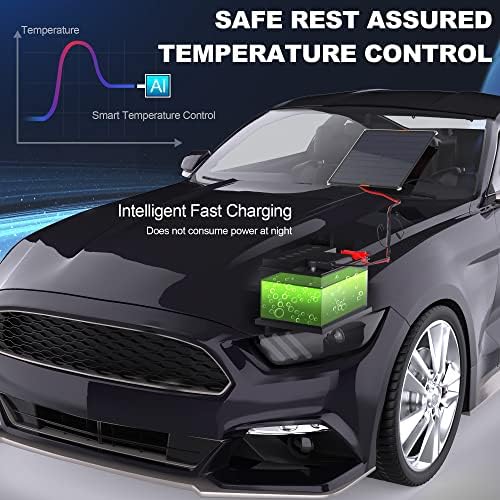 OYMSAE 20W 12V Painel solar Carregador de bateria portátil Power flutuante portátil Carregador de bateria e mantenedora