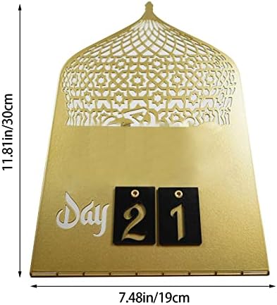 Decorações de contagem regressiva do calendário Decorações de mesa Decorações de mesa de metal que você pode fazer escolhendo grandes