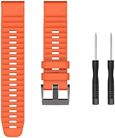 Haodee 26 22mm Watch Watch Band para Garmin Fenix ​​7 7x 6x 6Pro relógio Silicone Easy Fit Wrist Strap for fenix 5x 5 3 3hr