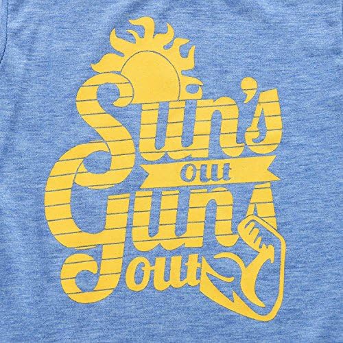 AUTDDLER BOYS Sun's Out GunS Out Tank Top Toplesslessless Camiseta