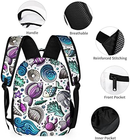 Backpack Bags Wellyfish Casual Daypack School School para estudantes