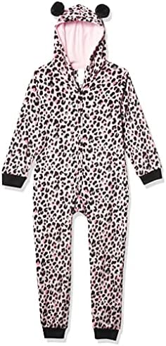 A casa infantil Girls Slave Long Slave Fleece Zip Up Hoodie Pijama