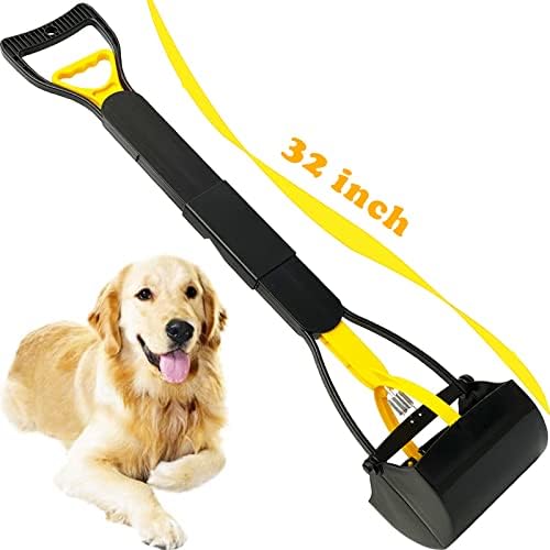 Scooper de Pooper Ienjoyeado, Scooper Pooper grande para cães para cães, cães Scooper com alça longa e primavera durável de alta resistência,