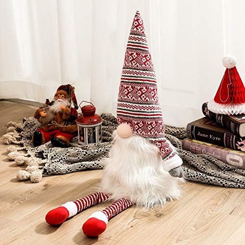 Ornamento de inverno Decorações fofas de capa de festa de Natal Treça Treça Decoração de casa Ornamentos de pérolas para a árvore