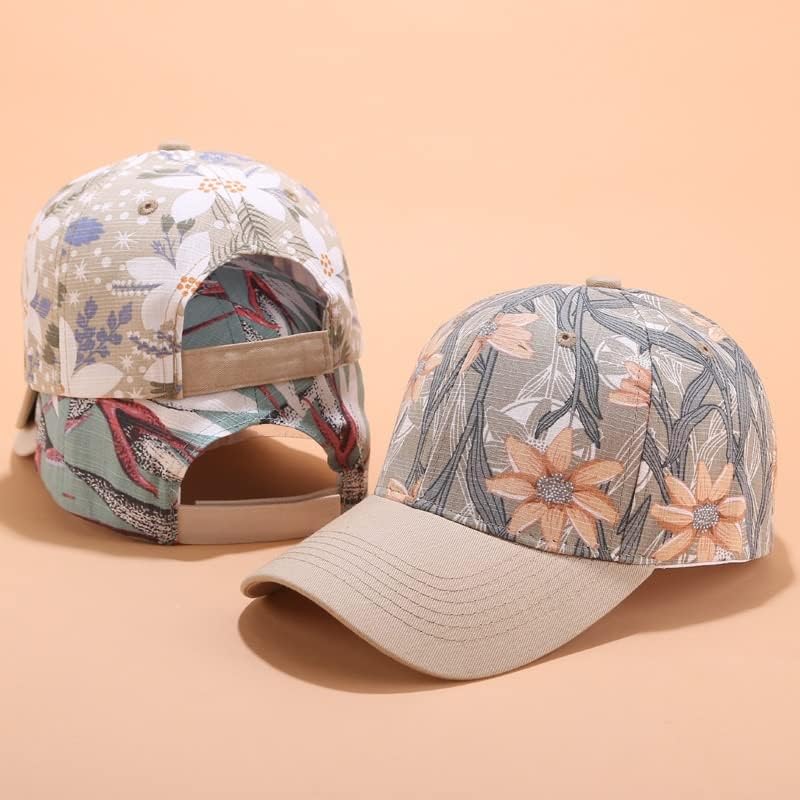 ZSEDP Novo boné de beisebol Mulheres Flores Bordados Sun Chapéus Primavera Meninas do verão Snapback Ajuste Caps de