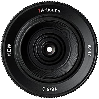 7artisans 18mm F6.3 II Lente OVNI, compatível com as câmeras APS-C Sony E-Mountlessless sem espelho A5000 A5100 A6000 A6100
