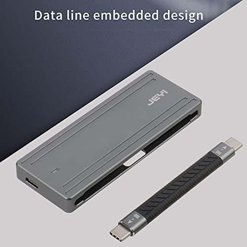 JEYI I9 GTR NVME Alumínio tipo C3.1 Caixa de HDD móvel Optimal HDD Gabinete SSD Habitação Tipo C3.1 RTL9210B USB3.1 M.2 PCIE SSD
