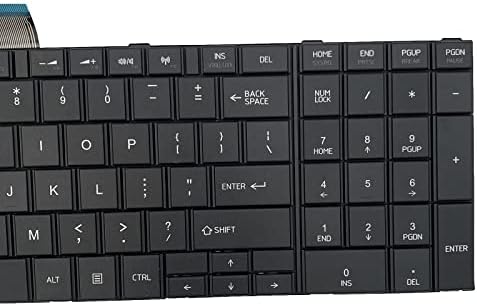 Teclado de substituição do laptop lxddp para Toshiba Satellite C850 C855 C855D L850 L855 L855D L875D P850 P875 P855 NOVO