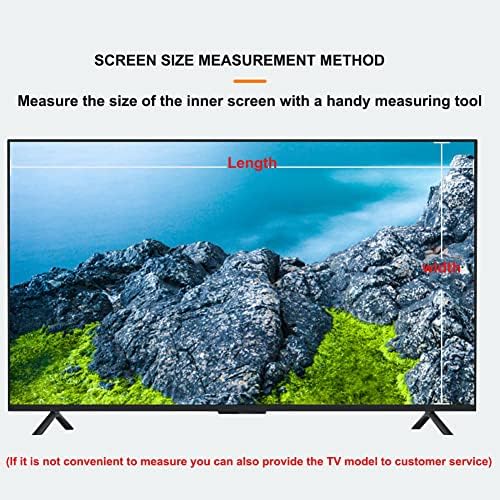 TV Blue Light Block Screen Protector Anti-UV Proteção ao filtro Painel de filme para o monitor LED diagonal de 86 polegadas de mesa