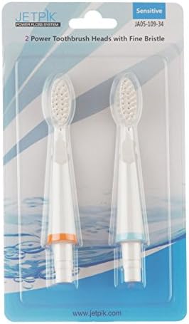 Jetpik Sonic Toothbrush Tip para dentes sensíveis, 2 pacote