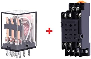 Relé NIBYQ 5set com bobina de soquete Geral DPDT Micro mini -relé eletromagnético LED AC 110/220V DC 12/24V My2nj My3nj My4n