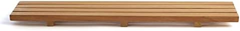 Arb Teak & Specialties Teak Seat 34,5 4 Slats Tub Caddy Fiji, Brown