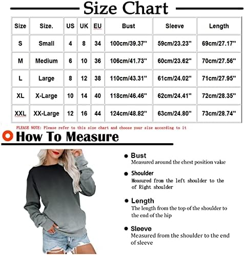 Swetons de Natal para Mulheres Mangueira Longa Blusa Tie Tye Camisas Femininas Crewneck Fall Fashion Pullover