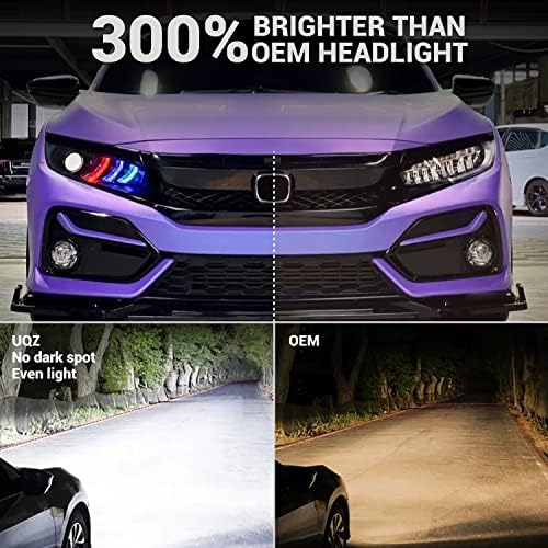 Faróis LED UQZ para a 10ª geração Honda Civic -2021, Acessórios para os faróis para civic ex/lx/esportes/turnê/Si/tipo