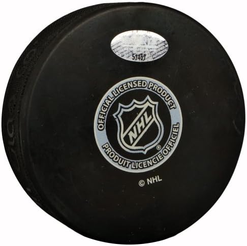 Matt Duchene assinou o Colorado Avalanche Puck com COA 3 - Pucks autografados da NHL