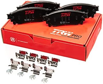 TRW PRO TRC0911 PAT DE DISCO DE DISCO Conjunto para Jaguar X-Type 2002-2005, traseiro