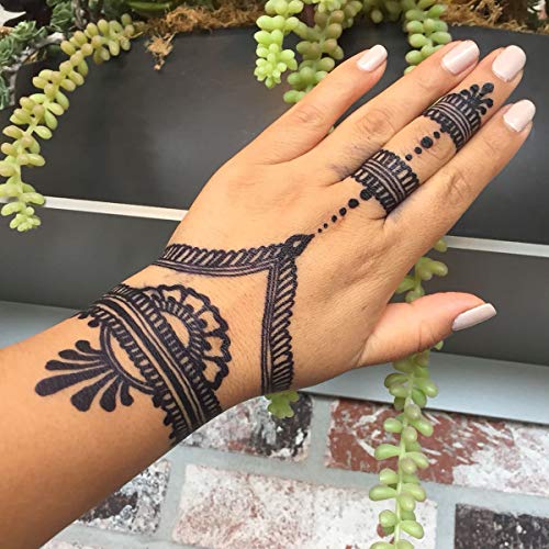 Henna City Premium Jagua Gel - 4 onças para tatuagens temporárias, tatuagens falsas ou tatuagens semi -permanentes. Use com