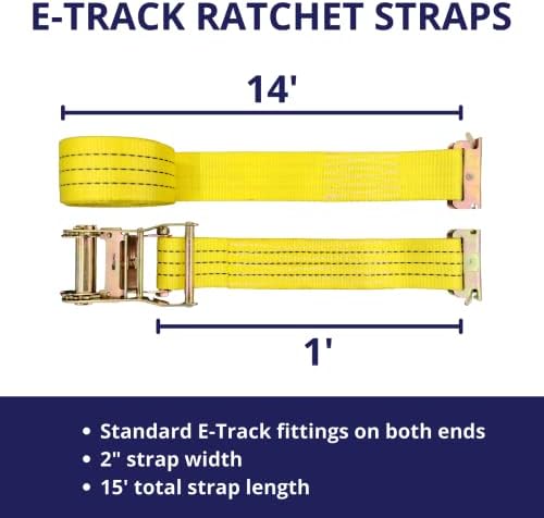 Tiras de catraca de pacote de 10 pacote de pacote 2 x15 '4400 libras