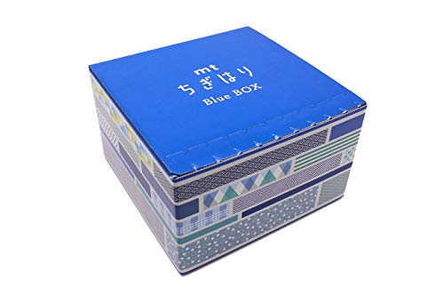 カモ井 加工紙 Kamoi Processamento Papel de máscara fita mt chigihari caixa azul mtwbox02