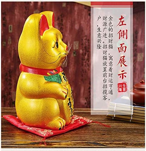 XIZHI LUCK CAT- ARM CAT 9 POLEGADAS BUSINES DE OURO É BOOMING GAT LUCKY CAT ABERTAME