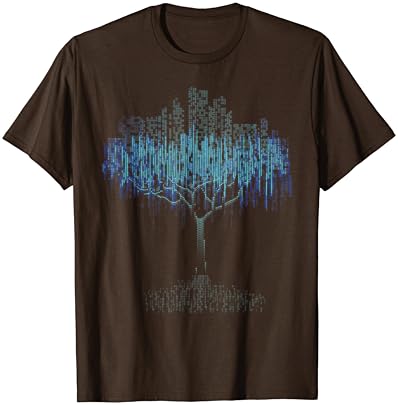 Camiseta de camiseta de programador de computadores de codificação de árvore binária