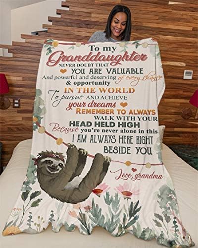 Zenladen Blaning Love, Gifts Cobertors, para minha neta, estou sempre aqui com seus cobertores personalizados para bebê, crianças