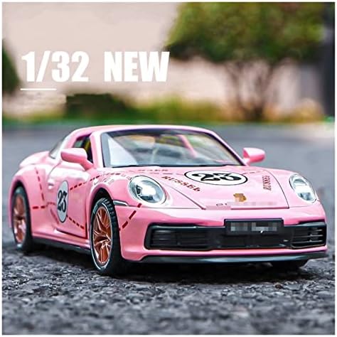Modelo de carro em escala para Porsche 911 Targa 4s Convertible Sports Alloy Model Diecast 1:32 Proporção