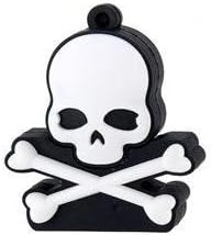 Skull e Crossbones Design USB Flash Drive - Data de armazenamento de dados - 8 GB