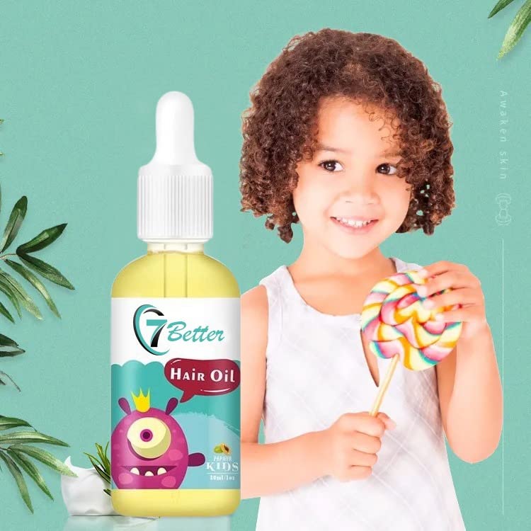 Produtos de cuidados com os cabelos de crianças naturais Crianças de cabelo extra Crescendo e nutritivo Crianças Crescimento