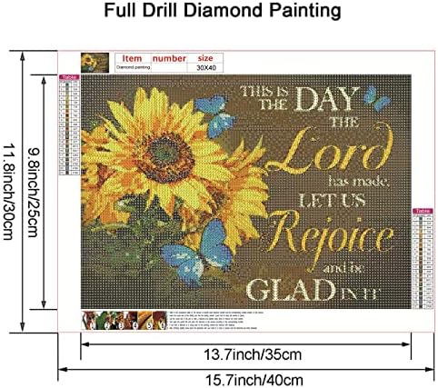 Kit de pintura de diamante Rusofie 5D Girlower para adultos de girassol com girassol diamante completo Diamante Diam
